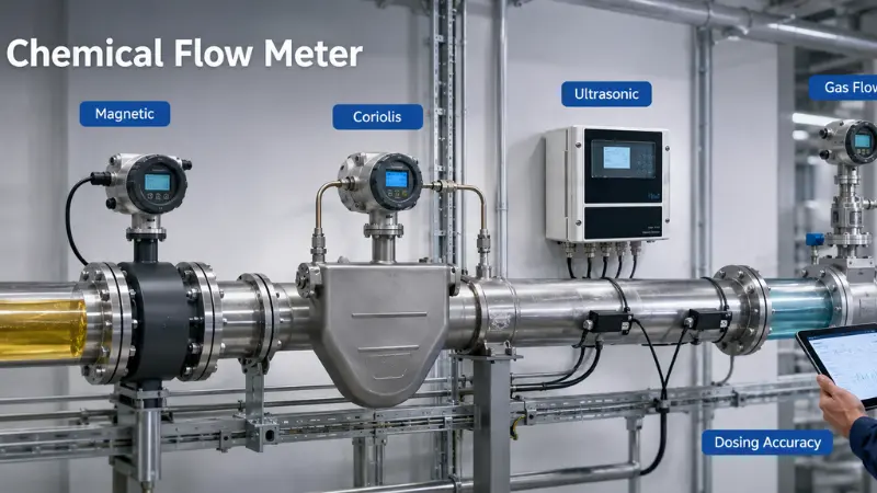Millor mesurador de cabal per a productes químics per tipus de fluid